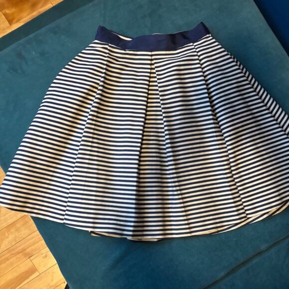 Elegant Striped Vintage Circle Skirt - Picture 1 of 6